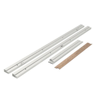 Karmsett Hvitmalt 80 x 210 Flat 9mm terskel