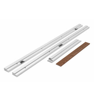Karmsett Klassisk m/ pak 90 x 190 Flat terskel - NCS S 0500-N