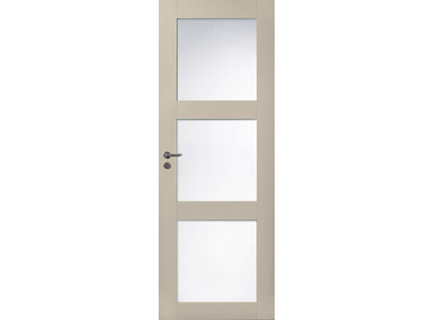 Line 3 Glass Beige Dørblad - NCS 2305-Y22R 