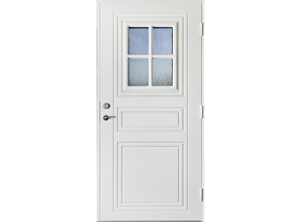 Sara Glass Hvit 160 x 210 H -( 100 + 60) Cotswold glass - NCS S 5040-G40Y-TETT SF