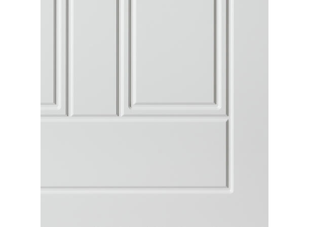 Tuddal Hvit 100 x 210 V Sotet glass 