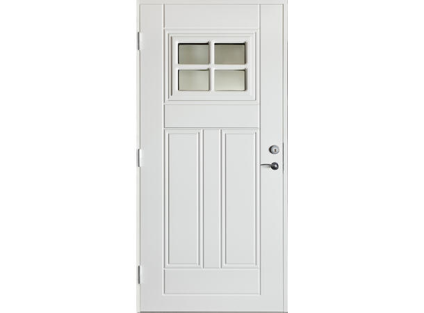 Tuddal Hvit 100 x 210 V Sotet glass 