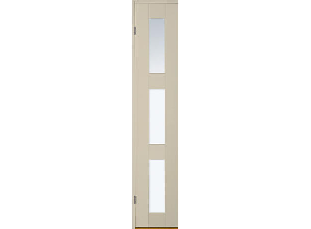 Line 3 Glass Beige - Sidefelt Dørblad - NCS 2305-Y22R 