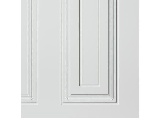 Marianne Hvit 100 x 210 H Sotet glass m/messing innfatning 