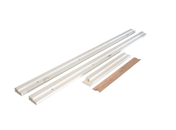 Karmsett Hvit m/ pak 90 x 210 Flat 9mm terskel - NCS S 0502-Y 