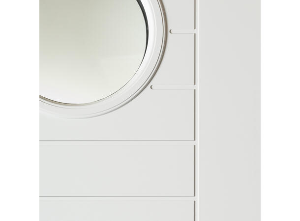 Emma 100 x 210 H - NCS S 8500-N Klart glass - INNADSLÅENDE 