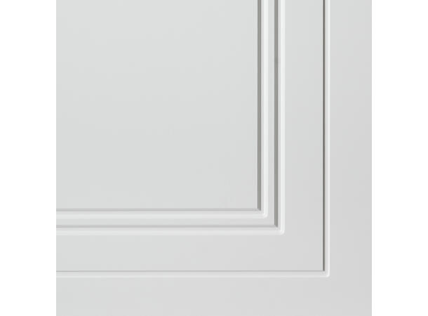 Helle Hvit 90 x 210 V Sotet glass 