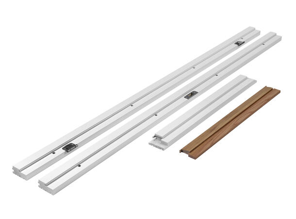 Karmsett Klassisk m/ pak 90 x 190 Standard terskel - NCS S 0500-N 