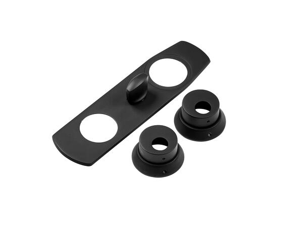 Smart dørpakke 8 - Porto Sort Tastatur - Nøkkelboks - Porto - Skilt 