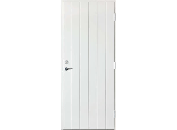 Silje Hvit 90 x 210 H Tett - Vertikale fresinger 