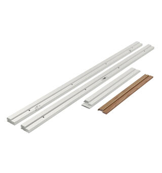 Karmsett Hvit 80 x 210 Standard terskel - NCS S 0502-Y