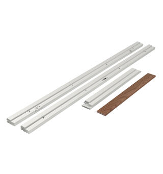 Karmsett Hvit 80 x 210 Flat terskel - NCS S 0502-Y