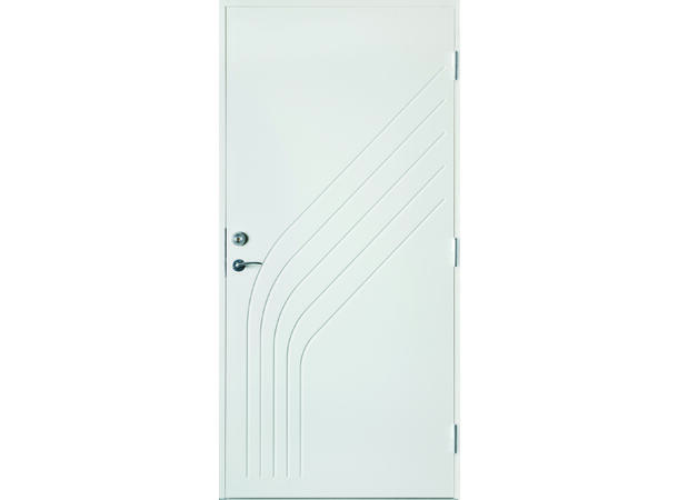 Klima Dekor Hvit EI30/38dB Profil - Uten sylinder - S200 - RW41 dB