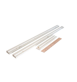 Karmsett Hvit m/ pak 80 x 210 Flat terskel - NCS S 0502-Y