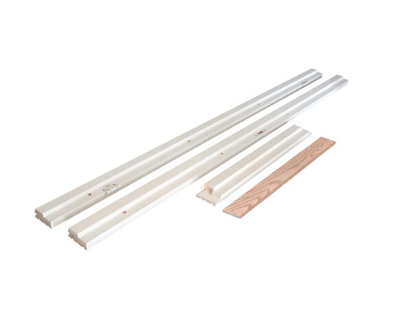 Karmsett Hvit m/ pak 80 x 210 Flat terskel - NCS S 0502-Y