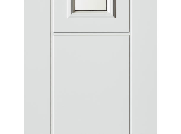 Vera Hvit 90 x 210 H Klart Glass 