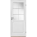 Ask Glass Klassisk 80 x 200 Klassisk hvitmalt dørblad - 2 x 3 ruter