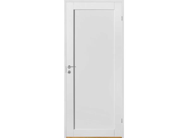 Line 1 Speil Klassisk 80 x 210 Klassisk hvitmalt dørblad
