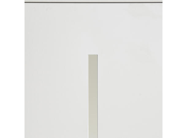 Oslo Hvit 100 x 210 V Klart Glass 