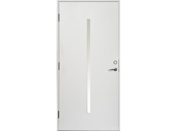 Oslo Hvit 100 x 210 V Klart Glass 