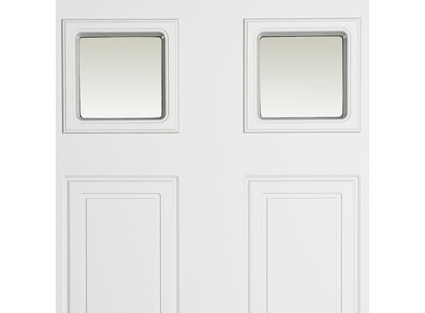 Dovre Hvit 90 x 210 V Klart Glass 