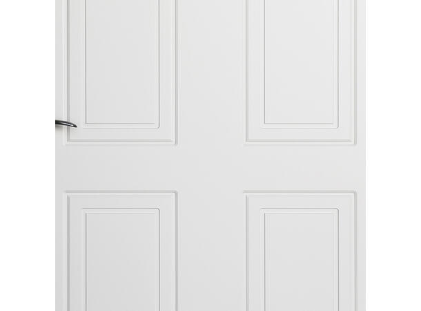 Dovre Hvit 90 x 210 V Klart Glass 