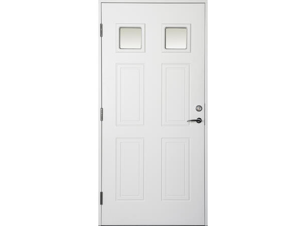 Dovre Hvit 90 x 210 V Klart Glass 