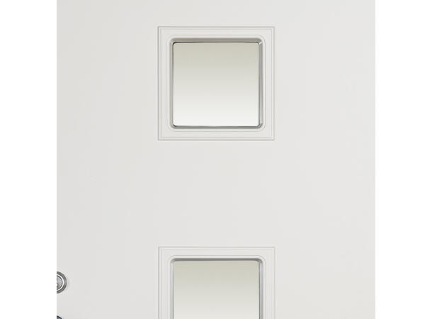 Mandal Hvit 110 x 210 H Frostet Glass 