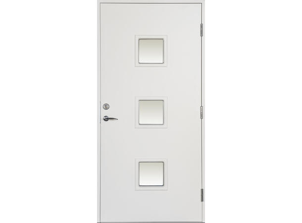 Mandal Hvit 110 x 210 H Frostet Glass 