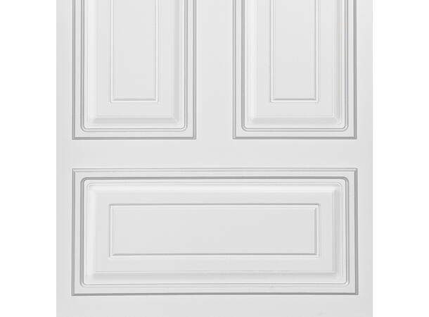 Hafjell Hvit 110 x 210 V Klart Glass 