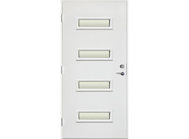 Sofie Hvit 100 x 210 V Sotet glass 