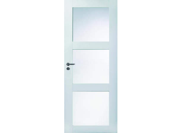 Line 3 Glass Klassisk Dørblad - NCS S 0500-N