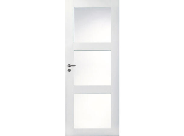 Line 3 Glass Klassisk Dørblad - NCS S 0500-N