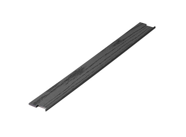 Terskel Flat 9mm Eik 80 cm - Dempet Sort Flat mellomliggende 9 mm - NCS S 8500N 