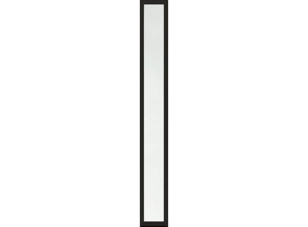Sidefelt Fastkarm - NCS S 8500-N Klart glass - 3 lags herdet glass